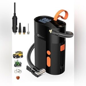 Tire inflator, portable air compressor new inbox unopened